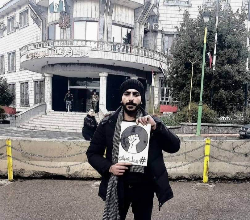 النظام السوري يعتقل نورس أبو زين الدين في دمشق في سوريا 19-12-2021